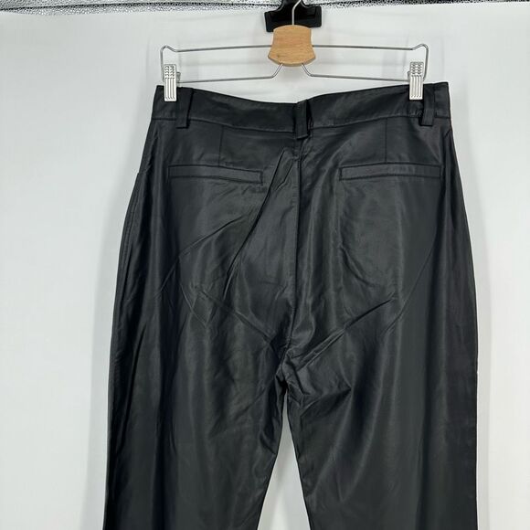 Alp N Rock Women’s Claren Faux Leather Bootcut Pants Size XL High Waist Black - Picture 12 of 14